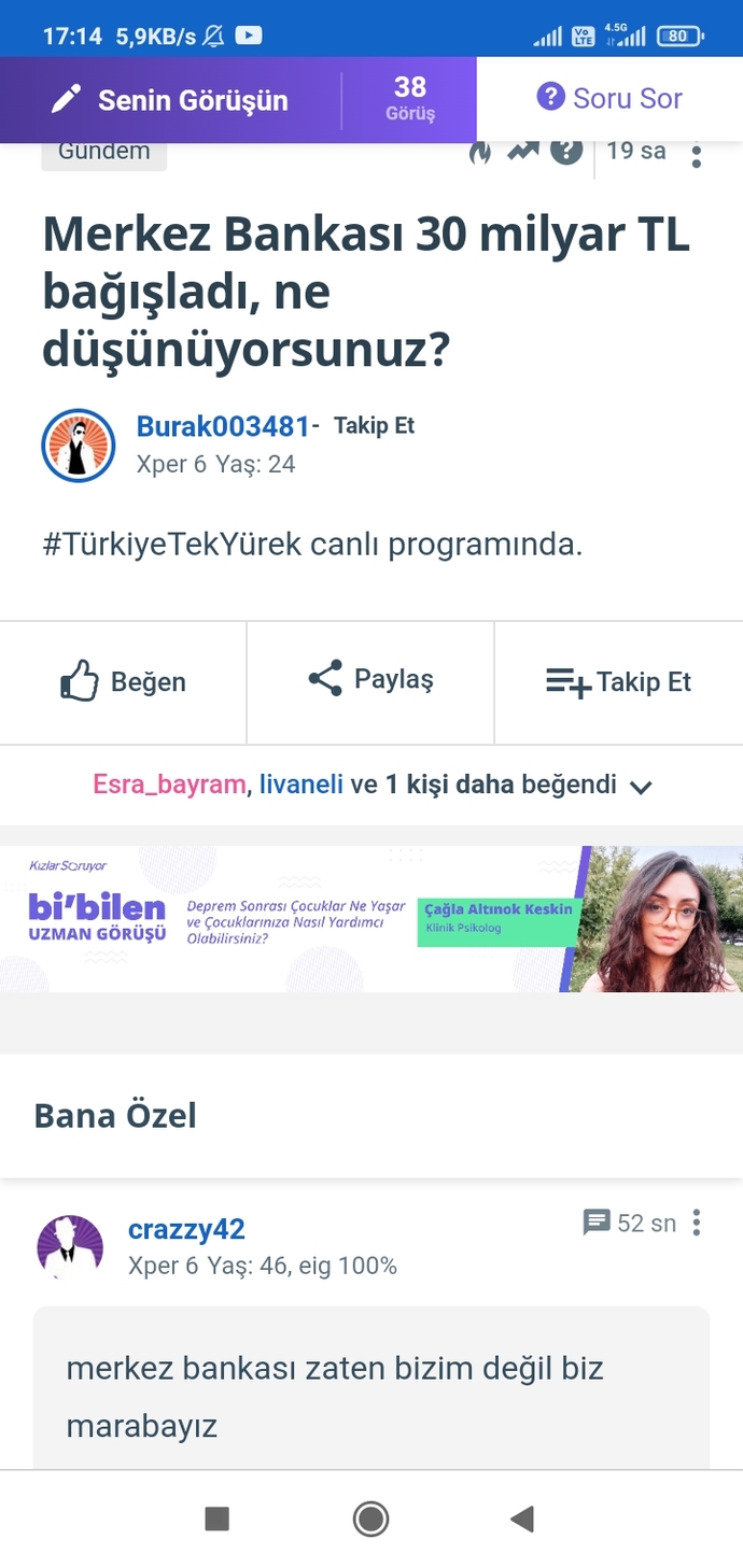 Merkez bankası nerenin bankası?