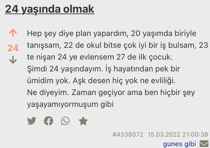 Hayatınız için yaptığınız planlar yolunda gitti mi?