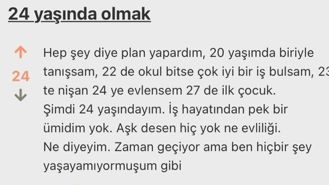 Hayatınız için yaptığınız planlar yolunda gitti mi?