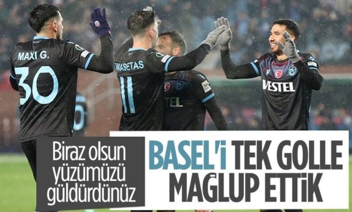 Uefa Konferans liginde Trabzonspor - Baseli 1-0 yenerek tur için avantajı kaptı! Maçı nasıl buldunuz?