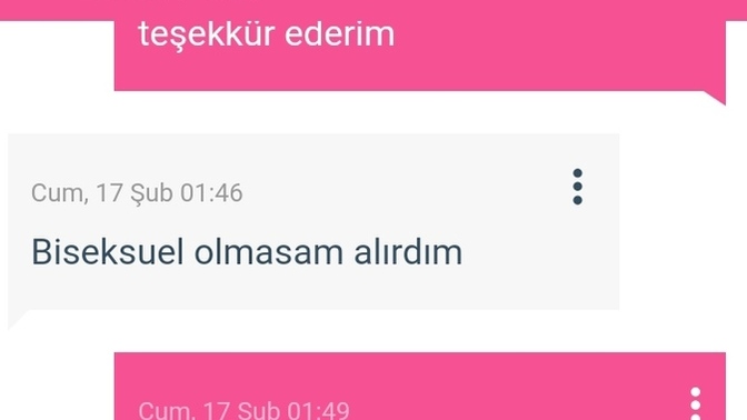 Biseksül ne demek bu mesaj ne böyle?