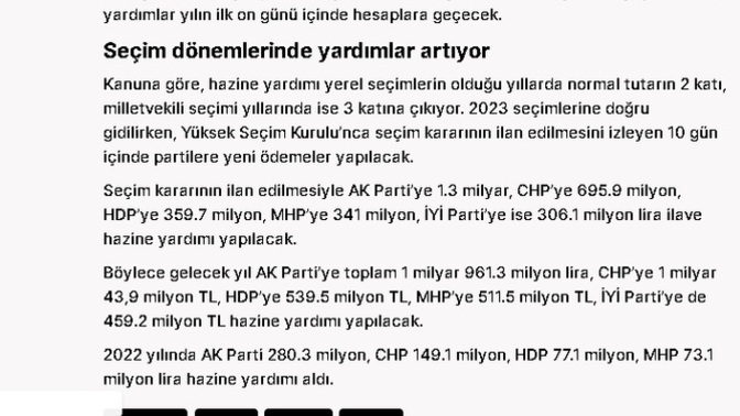 Sizce siyasi partiler hazineden alacakları seçim yardımlarını depremzedelere bağışlamalı mı?