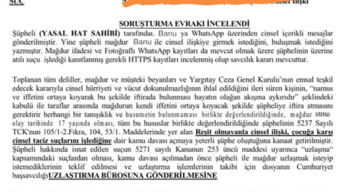 Hakımda taciz davası acılmıs uzlaştırma kararı vermişler?