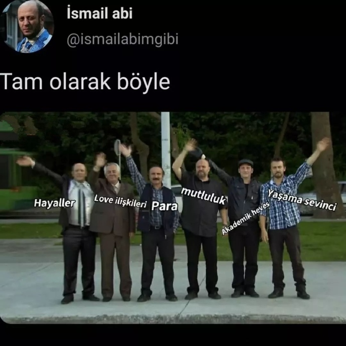 Kendini tek bir resimle, yazıyla özetler misin?