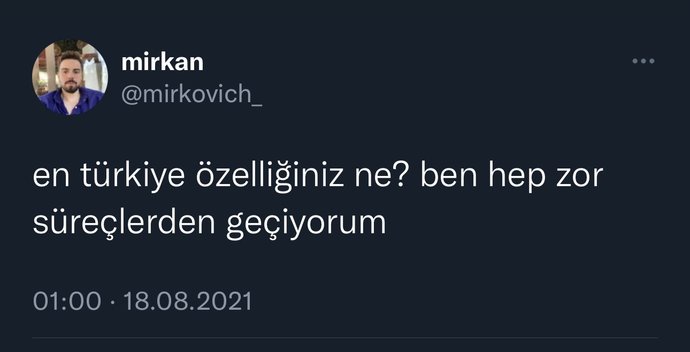 Sizin en Türkiye özelliğiniz ne?