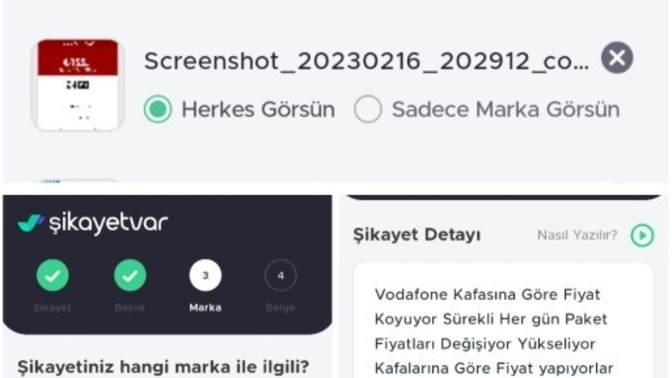 Vodofone Kazık Artık Şikayet Ettim En Sonda Gereksiz Kazık Fiyatlar Sizce?