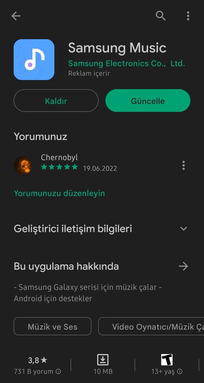 Hangi müzik🎵 uygulamasını kullanıyorsunzz?