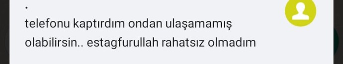 Ayrıldığım sevgilime yazdım?