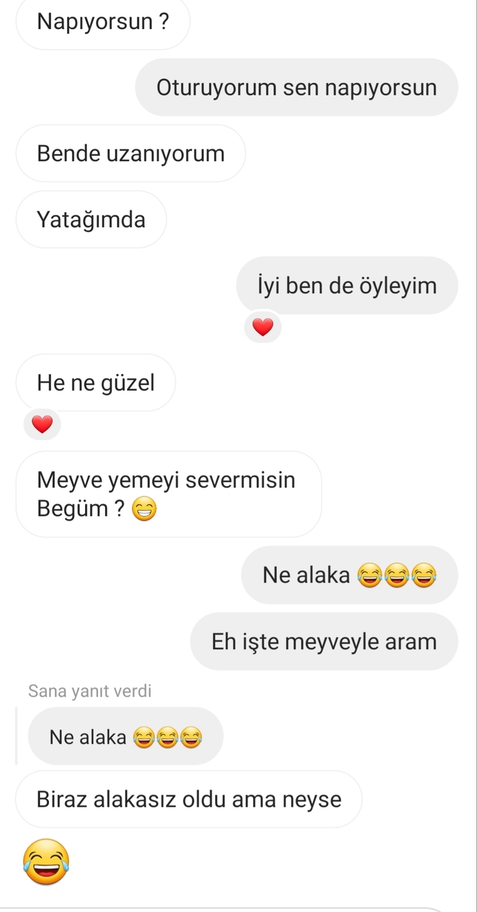 Ben mi çok fesatım konuşmayı cinselliğe mi çekmeye çalışıyor?