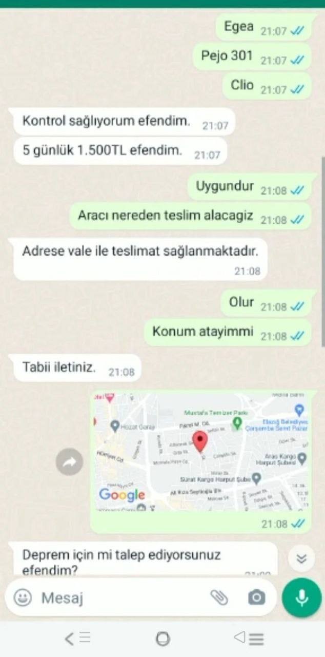 Bir depremzede ve dolandırıcı arasında geçen konuşmalar?