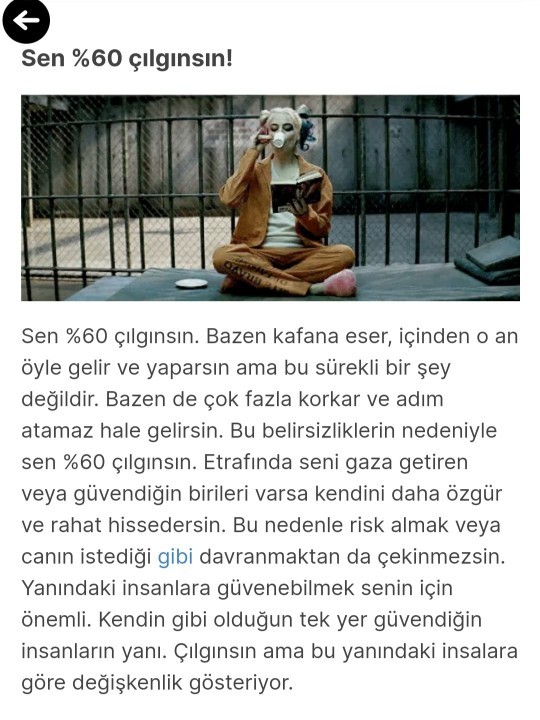 Yüzde kaç çılgın bir insansın?