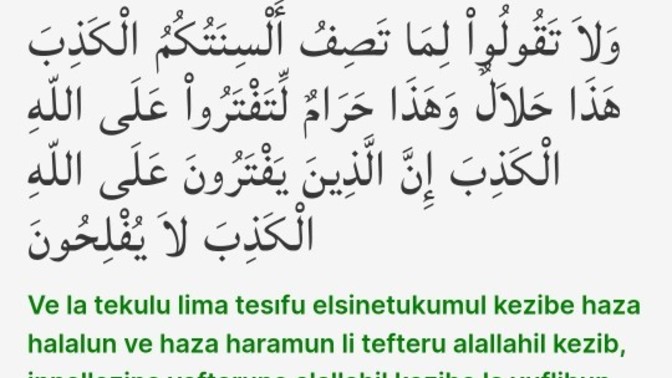 Bu ayet varken tarikatlar a niye insanlar güvenip birbirini dinsiz ilan ediyor?