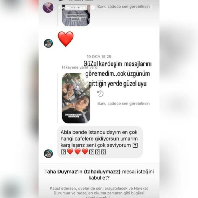 Merve Boluğur, Tahanın mesajını yeni fark ettim dedi! Size gelen bir mesajı en geç ne zaman fark ettiniz?