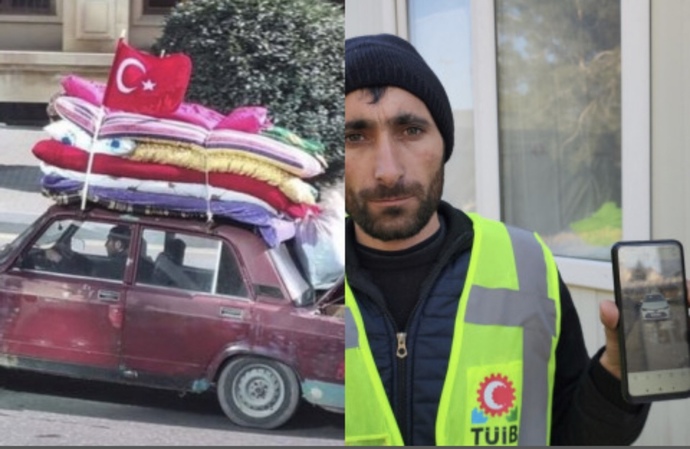 Azerbaycan’dan eski model aracıyla yardım taşıyan adama, bir iş insanı yeni araba hediye etmiş. Böyle haberlere hasret kalmadık mı?