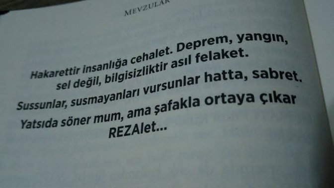 Son zamanlarda okuduğun en anlamlı şiir hangisi?