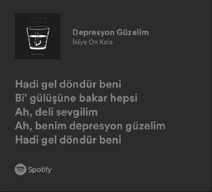 Depresyon güzelim