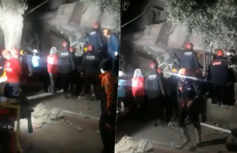 Hataydaki 6.4 büyüklüğündeki deprem sonrası yıkılan binalara müdahale başlamış. Enkazda kalanlar olmuş mudur?