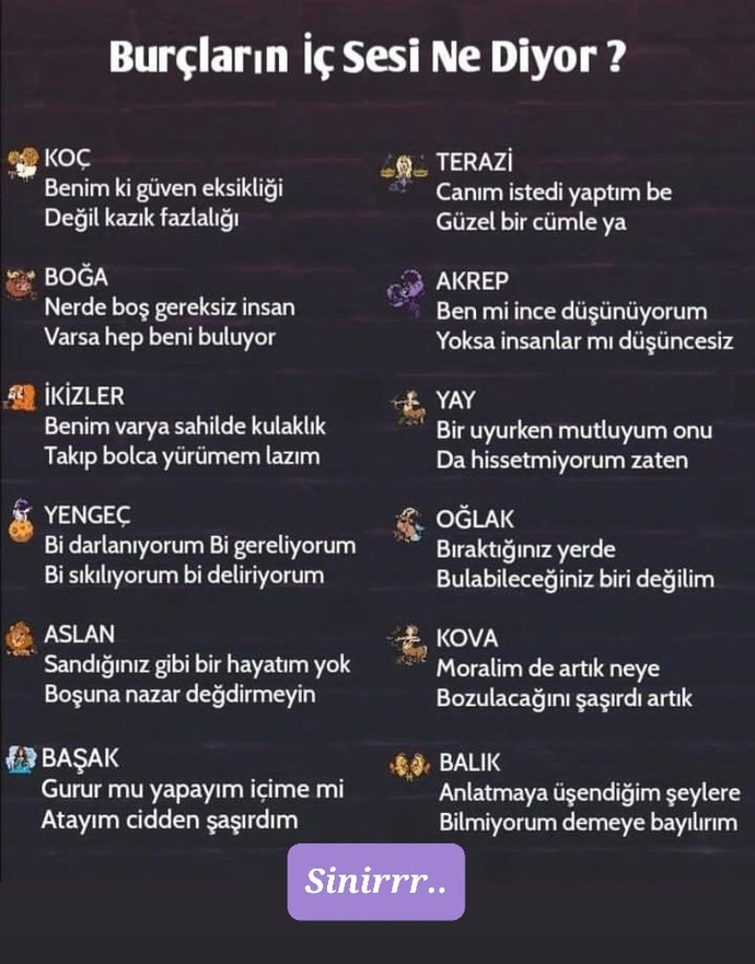 😍iç sesin ne diyor biliyormusun..😏?