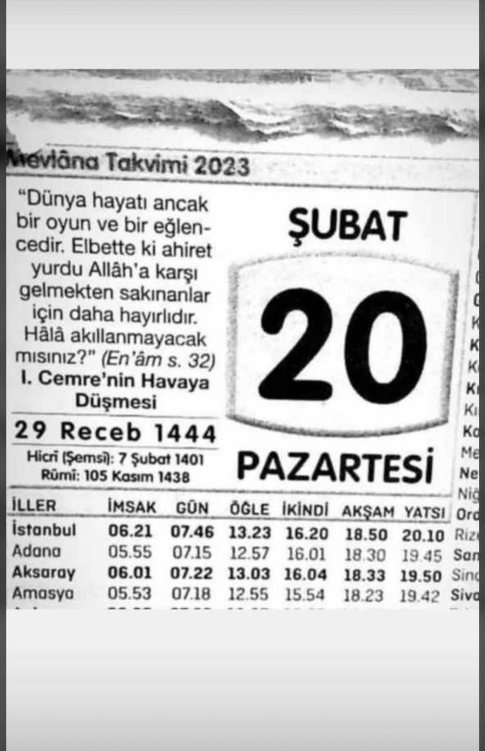 Deprem belki bu yüzden oluyordur?
