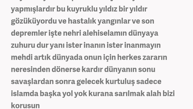 Sosyal medya kullanıcıları yaşanılan felaketleri Mehdi aleyhiselam'a yordu! Yaşanılan felaketler dini bir mesaj olabilir mi?