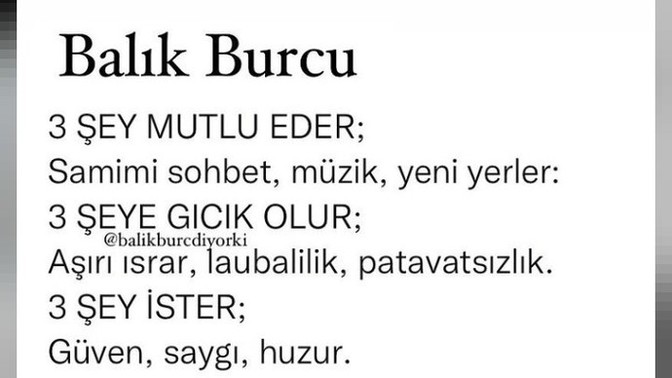 Sizin burcunuz ve özellikleri neler?