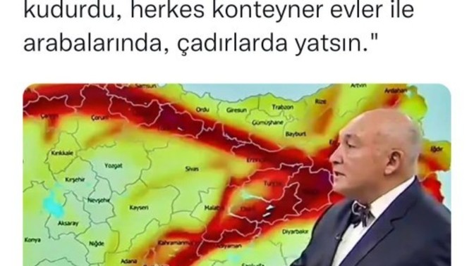 Çadırlar ve konteyner evlerde kalmamız isteniyor. Gerçekten çok üzücü bir durum. Siz ne düşünüyorsunuz?