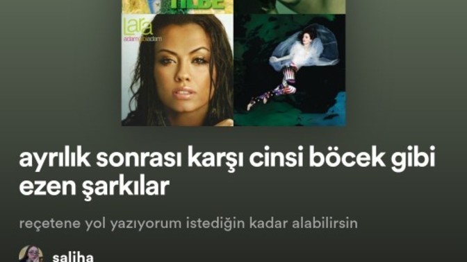 Ayrılık sonrası dinlemelik şarkılarınız var mı?