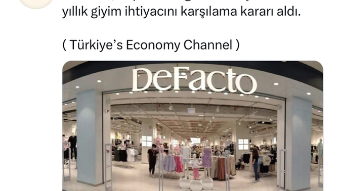 Defacto 1 yıl çocuklara giyim ihtiyacı karşılayacakmış, duydunuz mu?