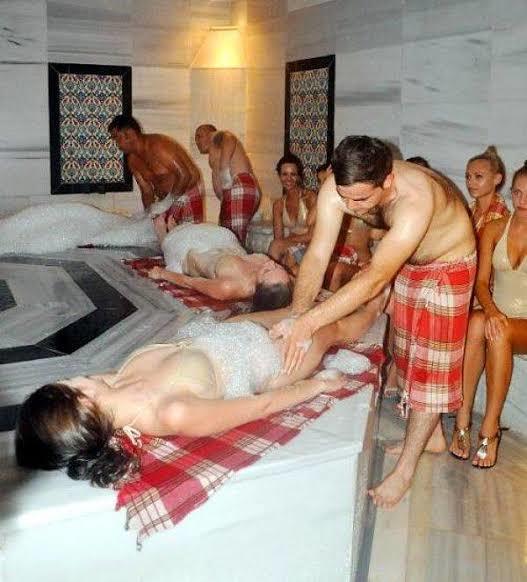 Kocanız turist kadınlara hamamda tellaklık yapabilir mi?