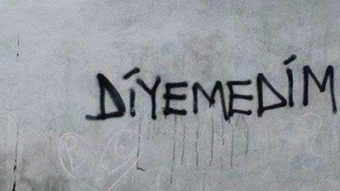 "Diyemedim" dediğiniz neler var?