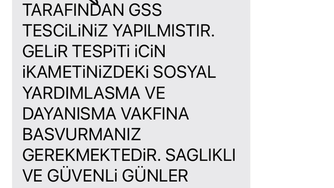 Böyle bir mesaj geldi sgkdan bu ne anlama geliyor?