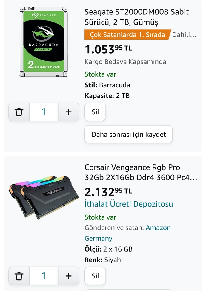 25.445 TLye bilgisayar topladım. Bu parçalar iyi mi?