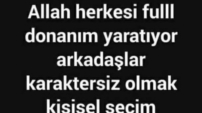 Bı insanı karaktersiz gösteren olgu nedir?