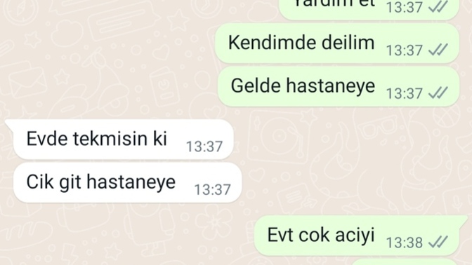 Sevgilim beni sevmiyor mu?