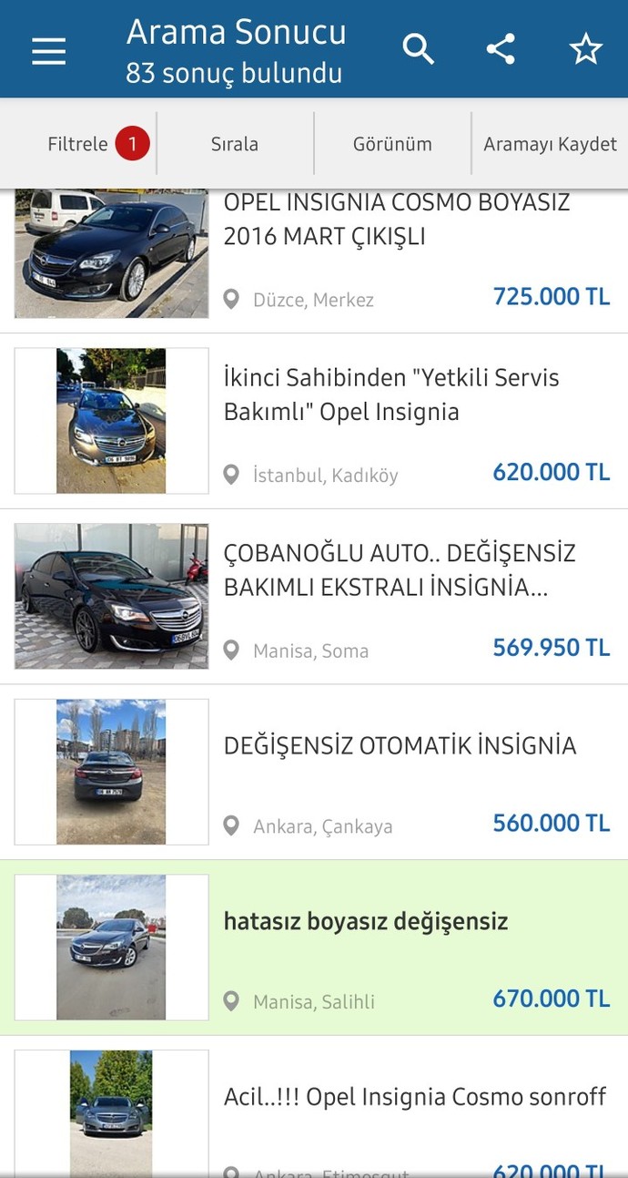 Depremde hasar almış arabalar için 250-400 bin TL arasında değişen fiyatlar istendi! Sizce alıcısı çıkar mı?