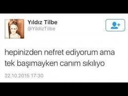 İnsanlardan nefret ediyorum siz?