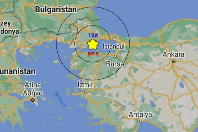 Marmara Denizinde 3.5 büyüklüğünde deprem meydana geldi. İstanbul depreminin öncüsü olabilir mi?