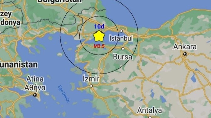 Marmara Denizinde 3.5 büyüklüğünde deprem meydana geldi. İstanbul depreminin öncüsü olabilir mi?