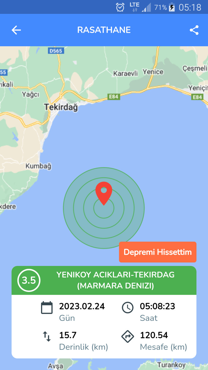 30 yil yasli bina dayim. Tek yasiyorum. Korkuyorum.