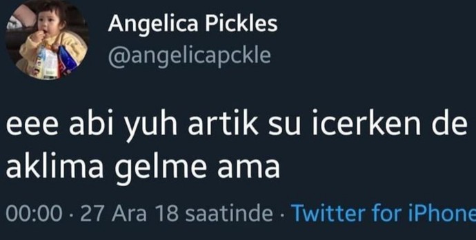 Size onu hatırlatan bir şarkı var mı?
