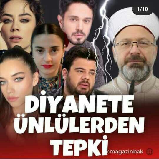 Diyanetin olay açıklaması ve ünlülerden gelen tepkiler hakkında ne düşünüyorsunuz?