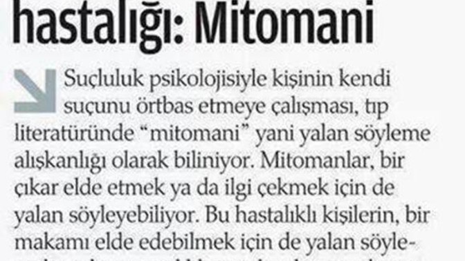 Kendi yalanınıza inandınız mı?