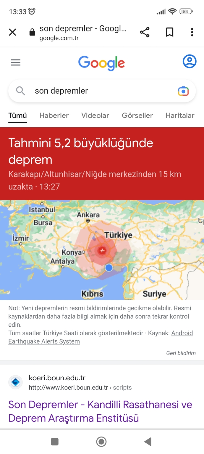 Niğde merkezli depremi kimler hissetti?