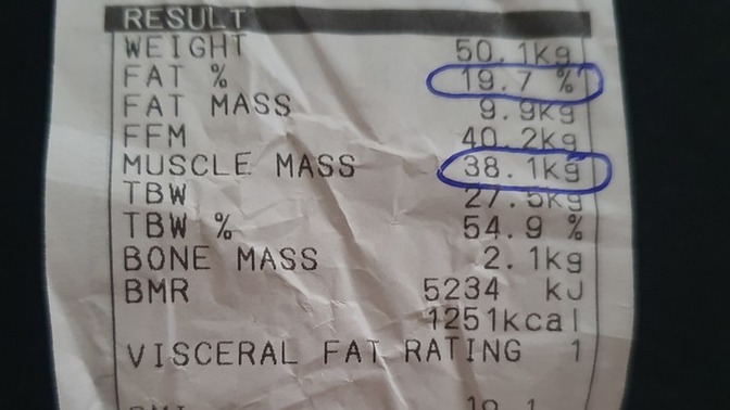 Arkadaşlar spora yeni basladim başlangıç için yağ kas oranım nasıl?