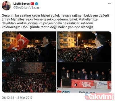 Deprem sonrasi muhalefet partilerinin Kentsel dönüşüme karşı eski açıklamaları gündem oldu. Bu konu hakkında ne düsünüyorsunuz?