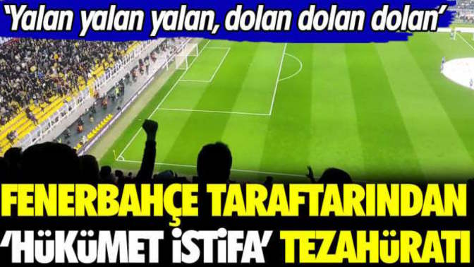 Fenerbahçe Konyaspor maçında, tribünler "hükümet istifa"sesleriyle çınladı. Haklılar mı?