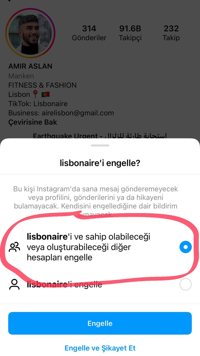İnstagramda bu gercekden işe yariyormu bi hesabi engeleyince o hesap baska fake acamiyormu?