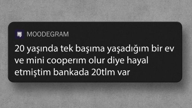 23 yaşındayım, üzerime bir arabam ve bir evim var. Sizin maddi olarak neleriniz var?