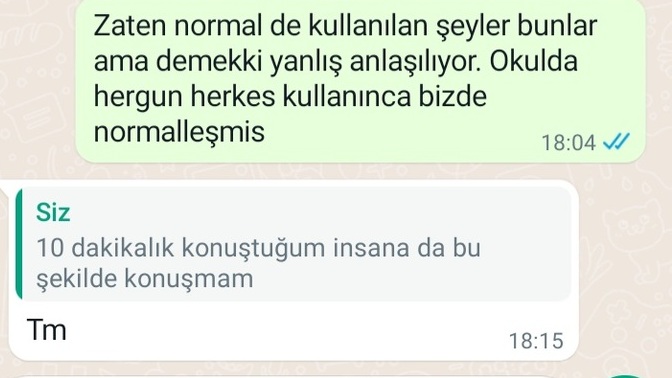 2 tıbbi terim kullandım diye sapık konuşuyorsun dedi sizce haklı mı?