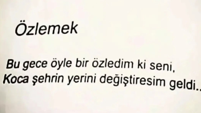 Gece olunca özlemler çoğalır mı?